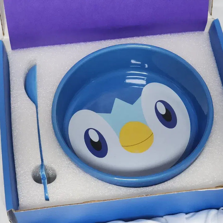 [BUNJANG] Yogurt World Pinguin Yogurt Bowl &amp; Spoon Set / 요거트월드 팽도리 요거트볼 스푼세트