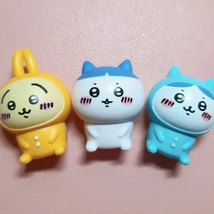 [BUNJANG] Chiikawa Figure 3 Types Set (Hachiware, Usagi) / 치이카와 피규어 3종 세트/하치와레/우사기