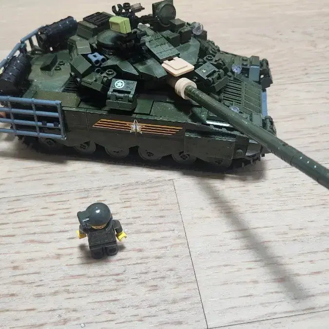 [BUNJANG] LEGO Compatible T-80 Tank Building Blocks Set / 레고 블럭 러시아 t80 탱크 판매