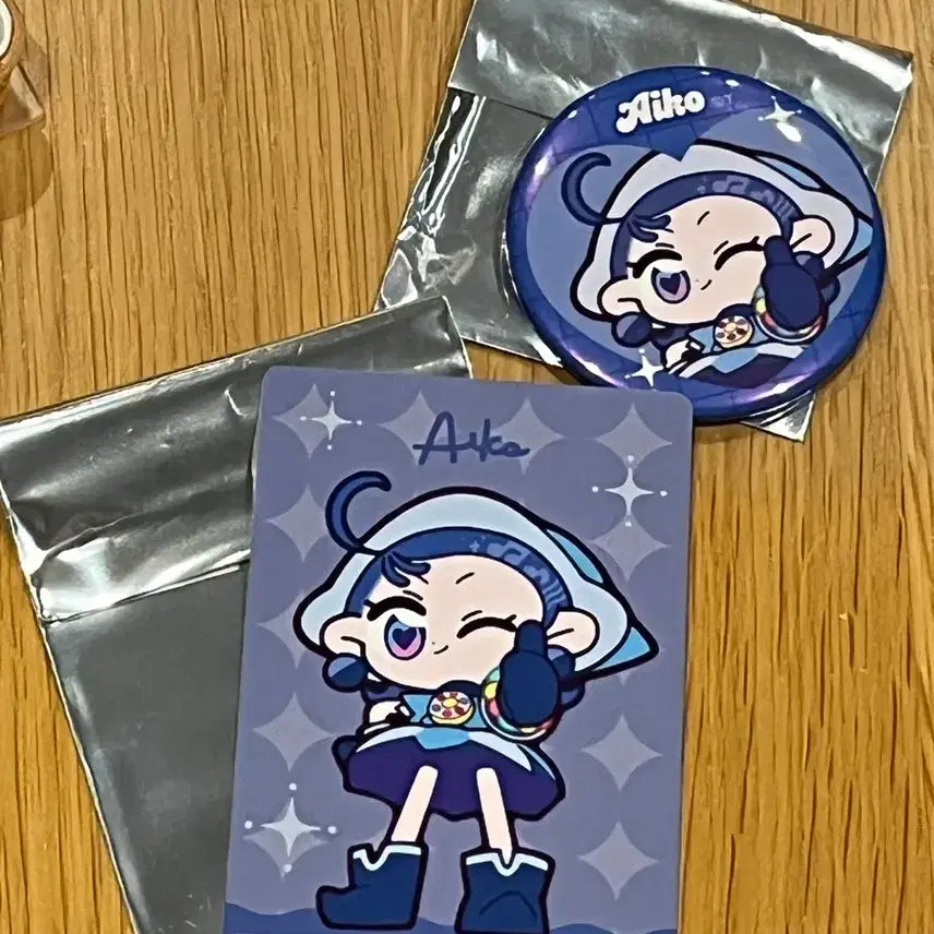 [BUNJANG] Ojamajo Doremi AiKo Random Badge &amp; Random Card / 꼬마마법사 도레미뇽 아이코 랜덤 뱃지&amp; 랜덤 카드