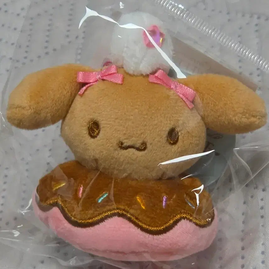 [BUNJANG] Sanrio Cinnamoroll Sweet Cafe Limited Mocha Donut Mascot Keychain Doll / 산리오 시나모롤 스위트 카페 한정 모카 도넛 도너츠 마스코트 인형 키링