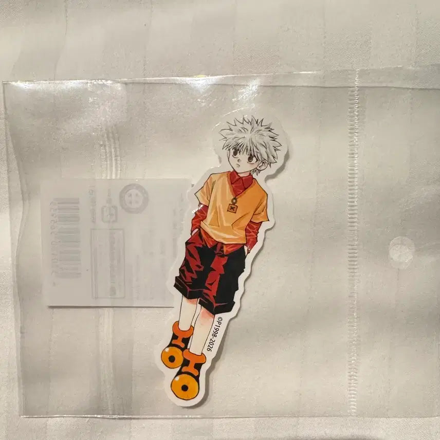 [BUNJANG] Hunter x Hunter: Killua Original Art Die-cut Sticker (Sealed) / (미개봉) 점프샵 헌터헌터 키르아 원화 다이컷 스티커 판매