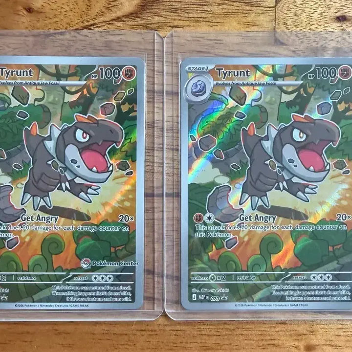 [BUNJANG] Pokemon Card Tyrunt Limited Promo Set (Normal, Holo) / 꿀매)포켓몬 카드 티고라스 한정 프로모 2종(일반,포센 각 하나) 시세 사진