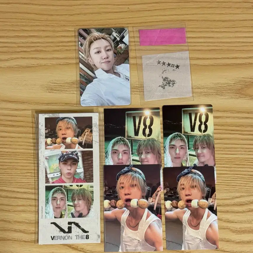 [BUNJANG] SEVENTEEN THE8 V8 Withmu Lucky Draw Photocard / 세븐틴 V8 디에잇 위드뮤 럭드, 위버스 특전 포카 ,V8 컨페티