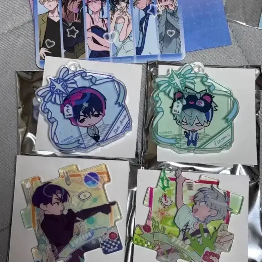[BUNJANG] A Stage Ivan Till New Year Acrylic Keychain Bundle Set / 일괄) 에이스테 이반 틸 신년 아크릴키링 퍼즐키링 아크릴 양도