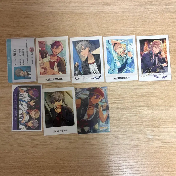 [BUNJANG] Ensemble Stars! Paper Merchandise Bundle (73 cards) / 앙스타 파샤 지류 굿즈 73장 일괄판매