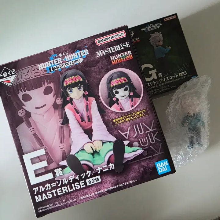 [BUNJANG] Hunter x Hunter Zoldyck Family Nanika &amp; Killua Figure Bundle Set / [일괄] 헌터헌터 조르딕가쿠지 E상 나니카, G상 키르아 판매