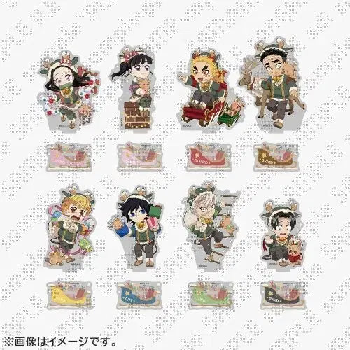 [BUNJANG] Demon Slayer Christmas B Set Acrylic Standee Bundle Set (Giyu, Rengoku, Sanemi, Nezuko, Kanao, Gyomei, Murata, Zenitsu) / (일괄) 귀멸의칼날 25 크리스마스 B조 아크릴스탠드 기유 렌고쿠 사네미