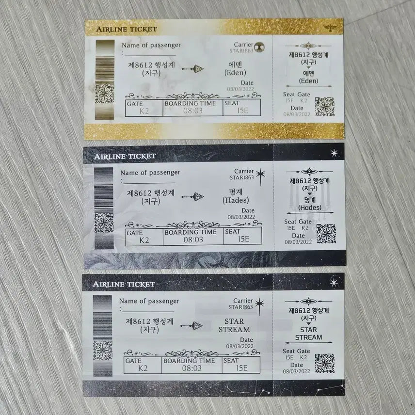 [BUNJANG] Pikko Boarding Pass Bundle Set (Omniscient Reader&