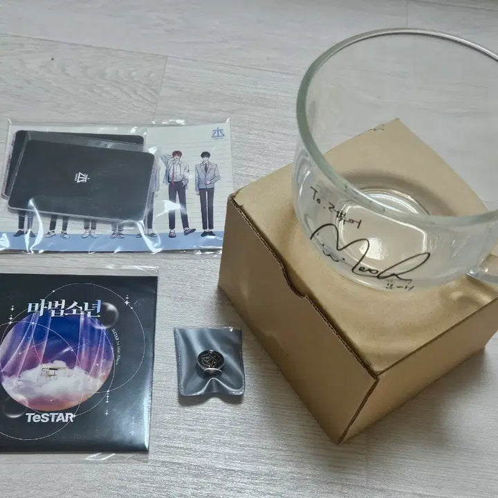 [BUNJANG] The Great Ruler (Demutjoo) Mun Dae Signed Cereal Cup Set / 데못죽 펀딩 문대 사인 시리얼컵 세트