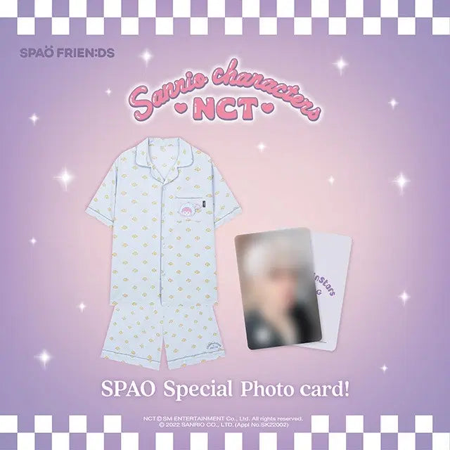 [BUNJANG] NCT Jisung SPAO Sanrio Little Twin Stars Summer Pajamas M Photocard / 지성 스파오 산리오 여름 잠옷 파자마 M 리틀트윈스타 엔시티 nct 포카