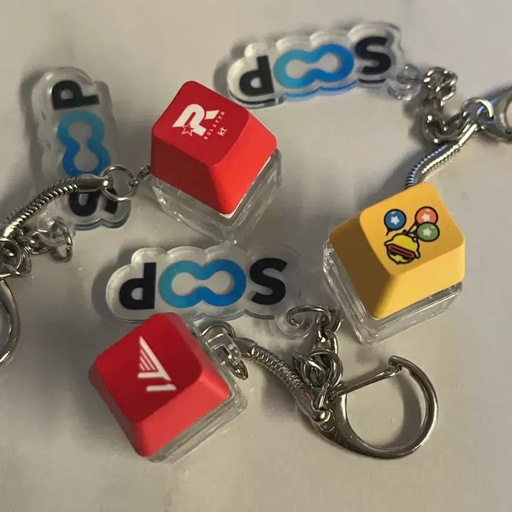 [BUNJANG] T1 Kt Keycap Keyring Set (3 Types) / T1 , Kt 키캡 키링 세트 3종