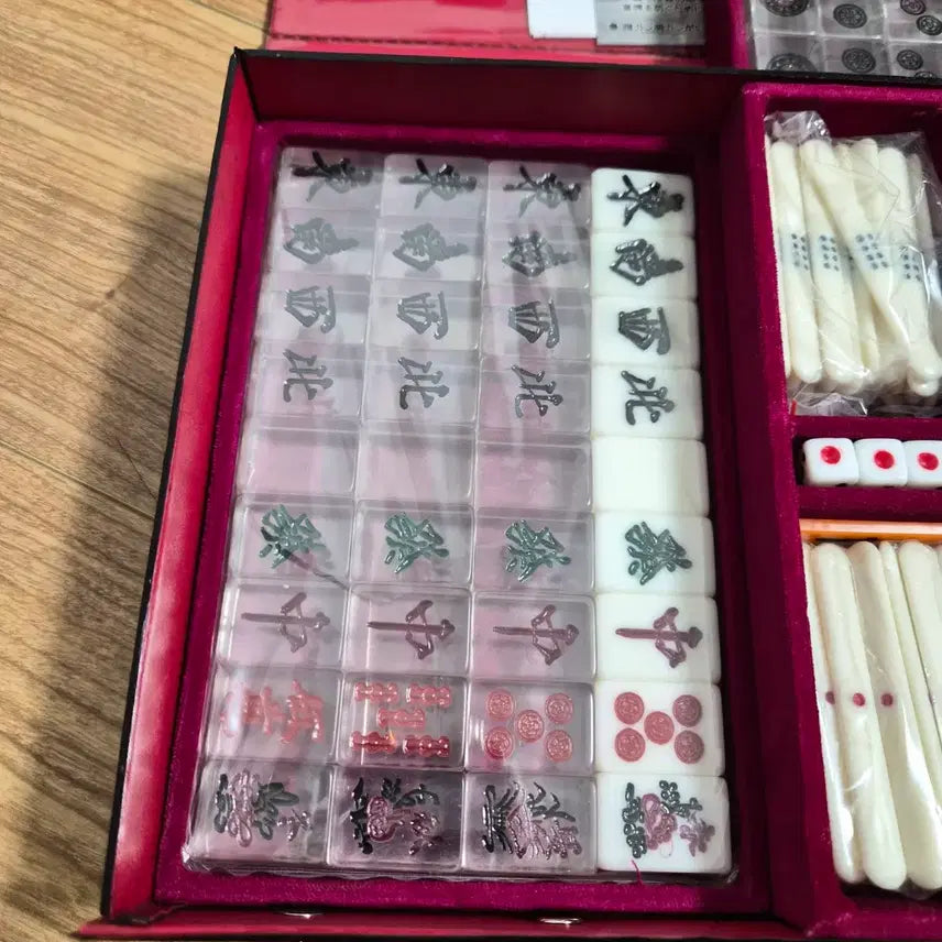 [BUNJANG] Akagi Eagle Mahjong Tiles Transparent Samto / 아카기 독수리 마작패 투명패 삼투패
