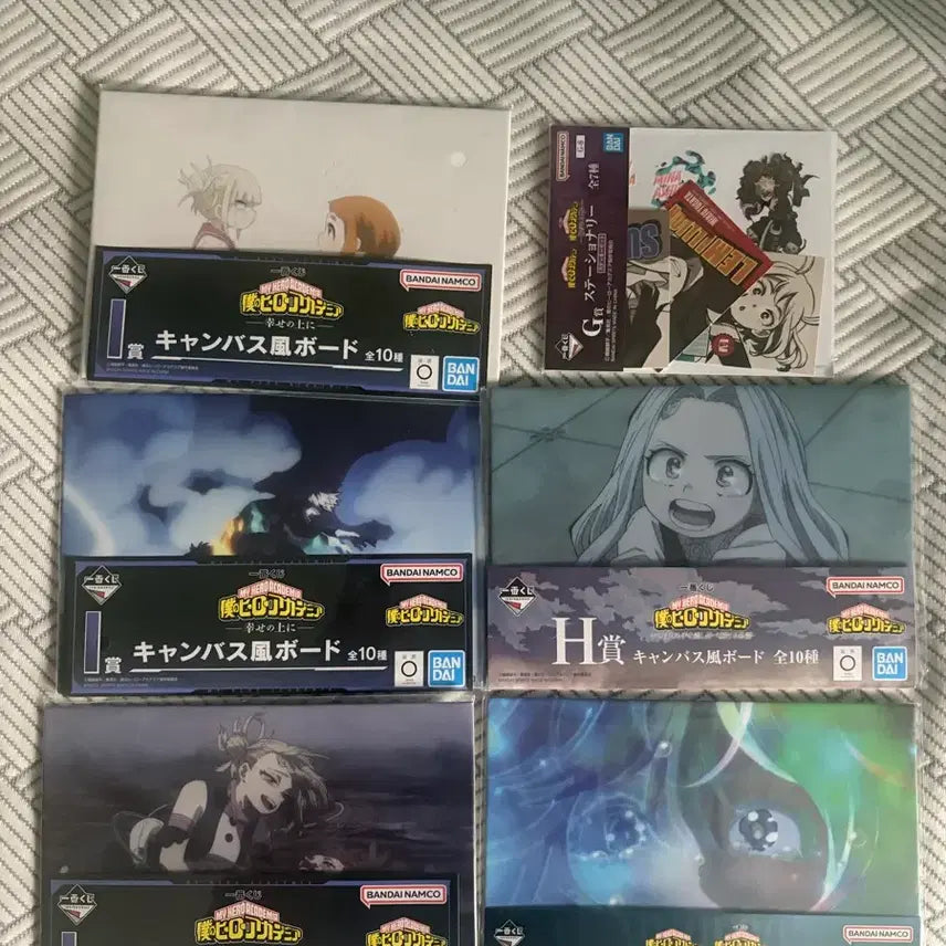 [BUNJANG] My Hero Academia Ichiban Kuji C Prize Set Canvas Board / 나의 히어로 아카데미아 제일복권 I상 H상 G상 하위상 일괄