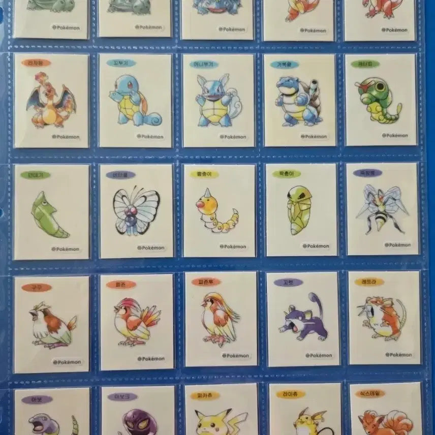 [BUNJANG] Pokemon Stickers Bundle Set / 포켓몬 카드 일괄 판매