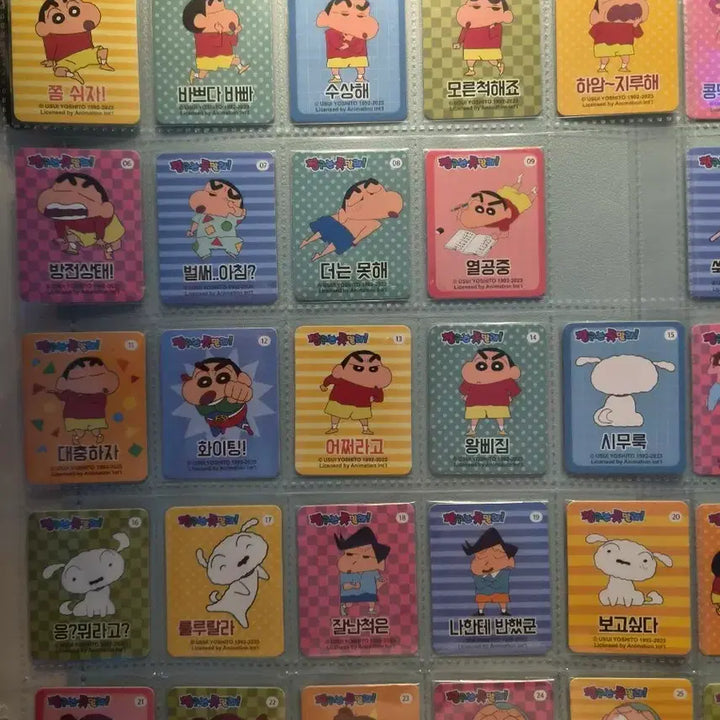 [BUNJANG] Crayon Shin-chan Message Card Set (56 cards) / 짱구 메시지카드 56장 세트(전종에서 2개 부족)