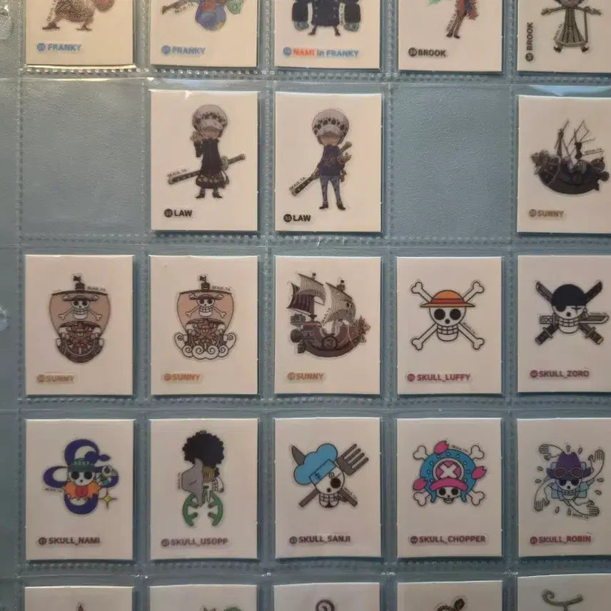 [BUNJANG] One Piece Ttiboo Seal 77 Types Bundle Set / 원피스 띠부씰 77종 일괄판매