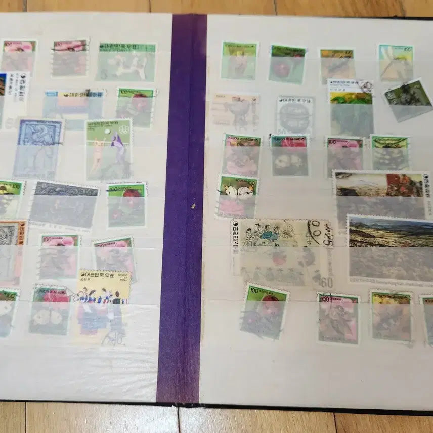 [BUNJANG] Collection of Various Korean Stamps (Unused First Sheet) / 다양한 한국 우표 모음(첫화면 미사용)