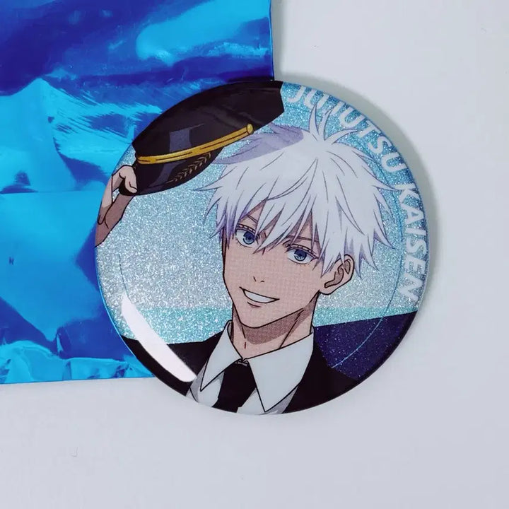 [BUNJANG] Jujutsu Kaisen Haneda Airport Garden Popup Can Badge - Satoru Gojo / 주술회전 하네다 에어포트 가든 팝업 캔뱃지 고죠 사토루