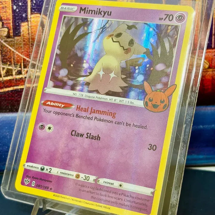 [BUNJANG] Pokemon Card 2022 Halloween Mimikyu Holo (North American Version) / [북미판] 포켓몬카드 2022할로윈 따라큐 홀로