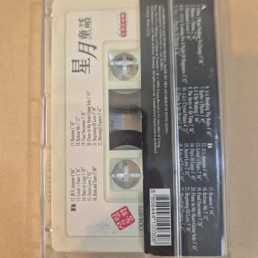 [BUNJANG] Leslie Cheung Moonglow Cassette Tape (Unsealed) / 성월동화 카세트테이프 개봉