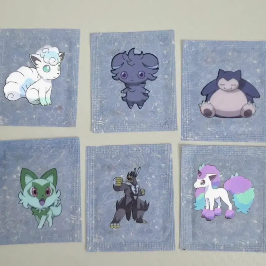 [BUNJANG] Pokemon Season 5 Sticker Bundle (6 pcs, Sealed) / 포켓몬스터30주년띠부씰 시즌5 띠부씰 미개봉 6개 띠부씰 일괄