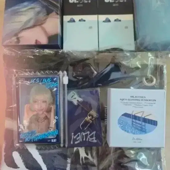[BUNJANG] Sunmi Photocard &amp; Fan Meeting Exclusive Goods / Sunmi Blue 선미 음중 미팬 역조공+포카 양도합니다.