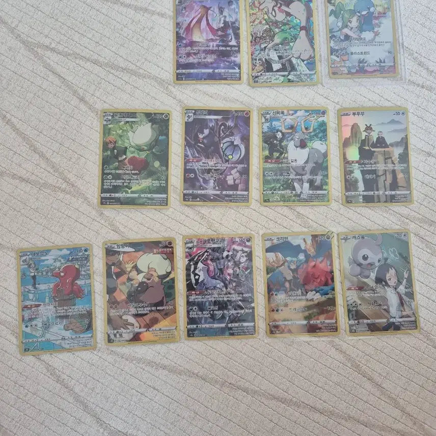 [BUNJANG] Pokemon Card CHR 12 Card Bundle Set (No Duplicates) / 포켓몬카드 12장 CHR 무중복 일괄