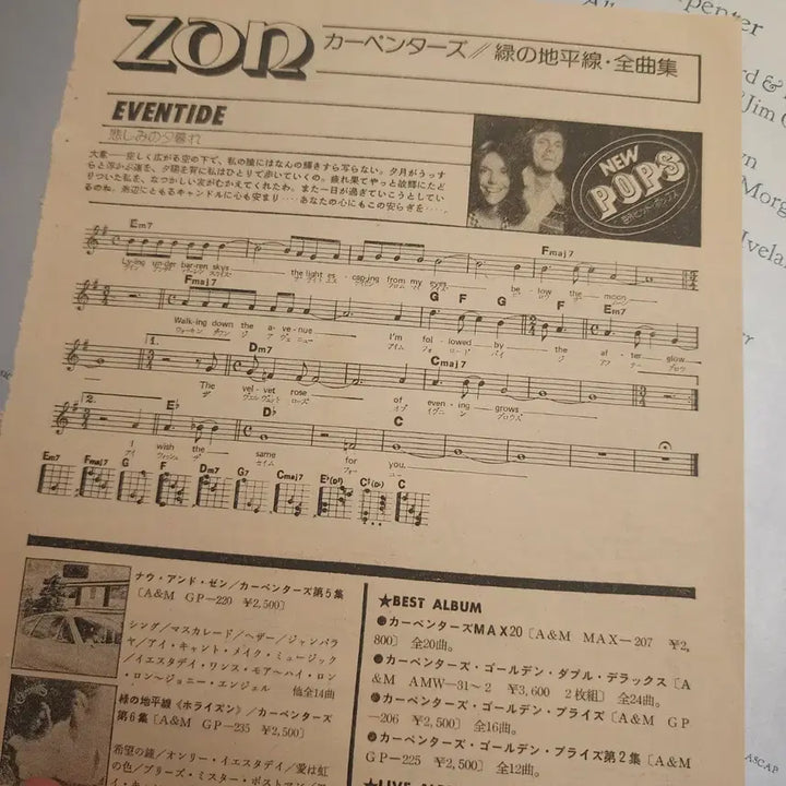 [BUNJANG] The Carpenters Horizon LP (Japanese First Press) / 명반추천 카펜터스 Carpenters  Horizon LP