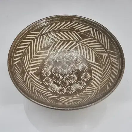 [BUNJANG] Docheon Chun Han-bong Celadon Masterwork "Samdo Mishima" Tea Bowl / 도천 천한봉 선생 - 삼도 미시마 다완