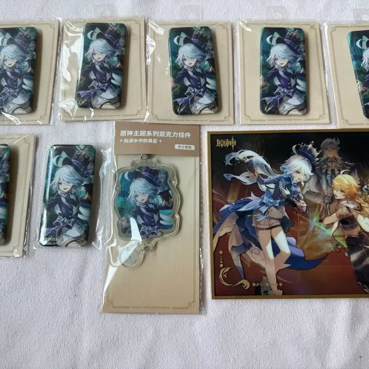 [BUNJANG] Genshin Impact Furina Can Badge Bundle Set / (일괄)원신 푸리나 캔뱃지, 굿즈