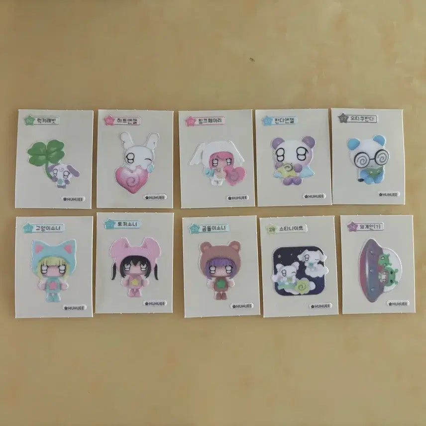 [BUNJANG] HooHooBee Sticker Bundle Set / 후후이 띠부씰 일괄 양도