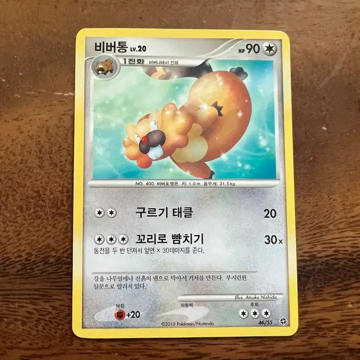 [BUNJANG] Pokemon Card Ancient Card Bibarel / 포켓몬카드 고대카드 비버통