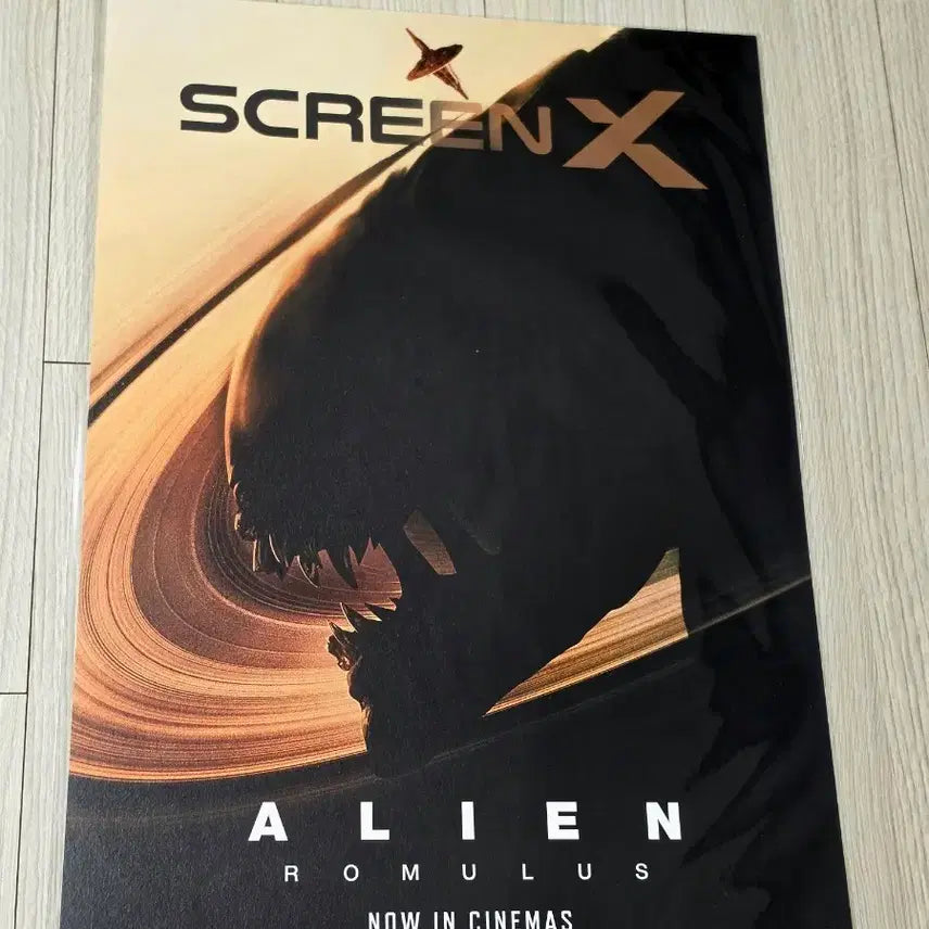 [BUNJANG] Alien: Romulus ScreenX A3 Poster (Limited Edition) / [초희귀한정판]영화 에이리언 로물루스 스크린엑스 포스터(A3)