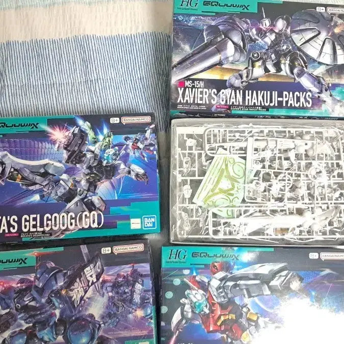 [BUNJANG] HG G-Axe Series Plastic Model Kit 4 Types Set / hg 지쿠악스 시리즈 프라모델 4종 세트