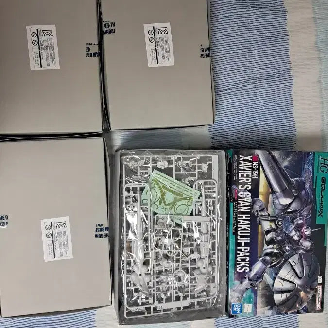 [BUNJANG] HG G-Axe Series Plastic Model Kit 4 Types Set / hg 지쿠악스 시리즈 프라모델 4종 세트