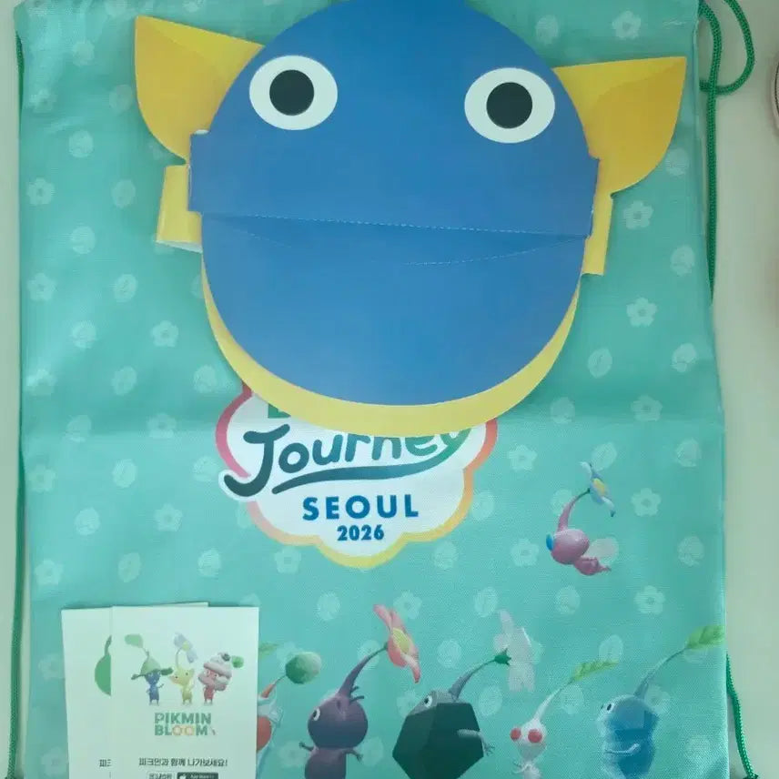[BUNJANG] Pikmin Journey String Bag / 피크민 져니 스트링백 판매