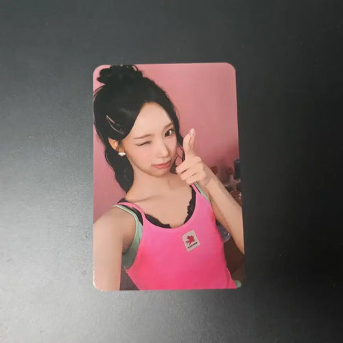 [BUNJANG] Resene Pretty Girl Woni 2nd Week Broadcast Photocard / 리센느 프리티걸 원이 2주차 공방포카