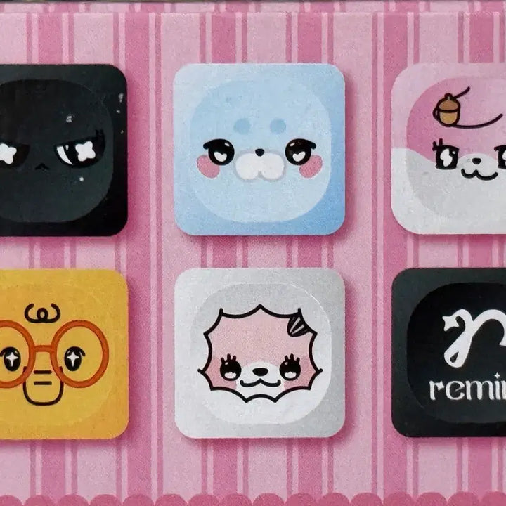 [BUNJANG] RESCENE Keycap Keychain Full Set (Sealed) + Sticker / 리센느 키캡키링 풀세트 (미개봉) + 스티커