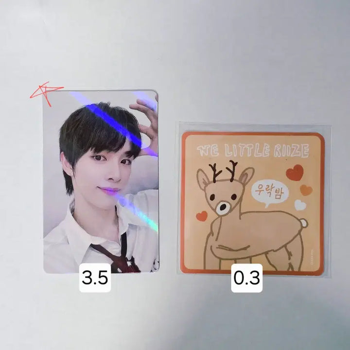 [BUNJANG] Sungchan Photocard Sticker / 성찬 포카 스티커 포카마켓 이하 양도 라이즈