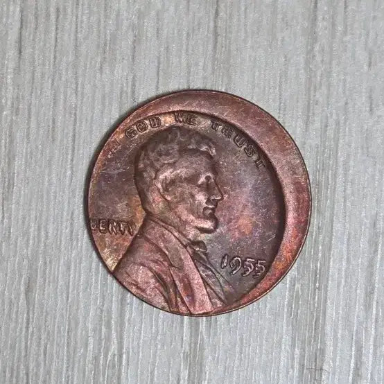 [BUNJANG] 1955 US 1 Cent Error Copy Coin / 1955년 1센트 미국 동전 에러 카피품