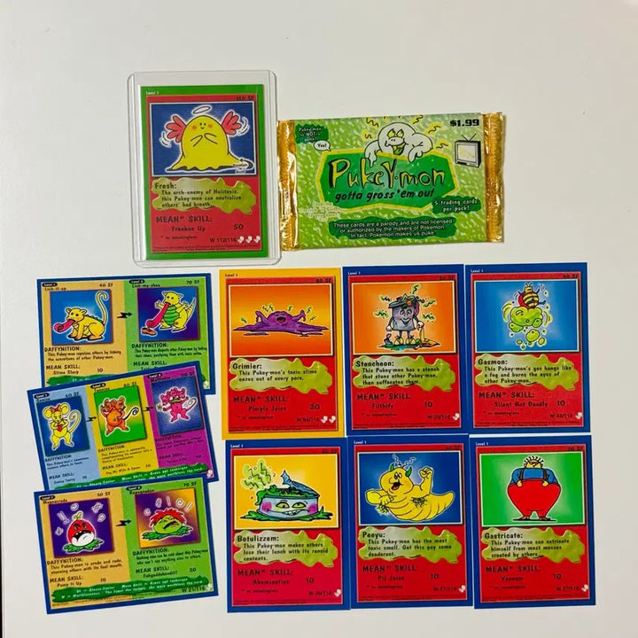 [BUNJANG] Pokémon Parody Trading Card Bundle Set (North American Version) / [북미판] 푸키몬 카드 일괄 판매