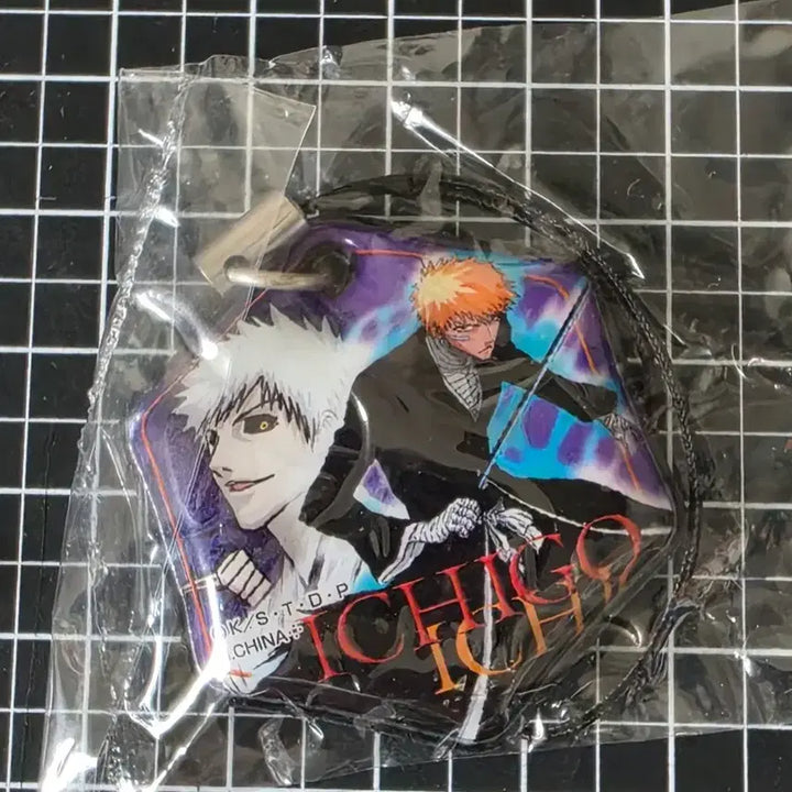 [BUNJANG] Bleach Ichigo Classic Keychain LCD Cleaner Strap / [새상품] 블리치 고전 키링 액정클리너 스트랩 이치고