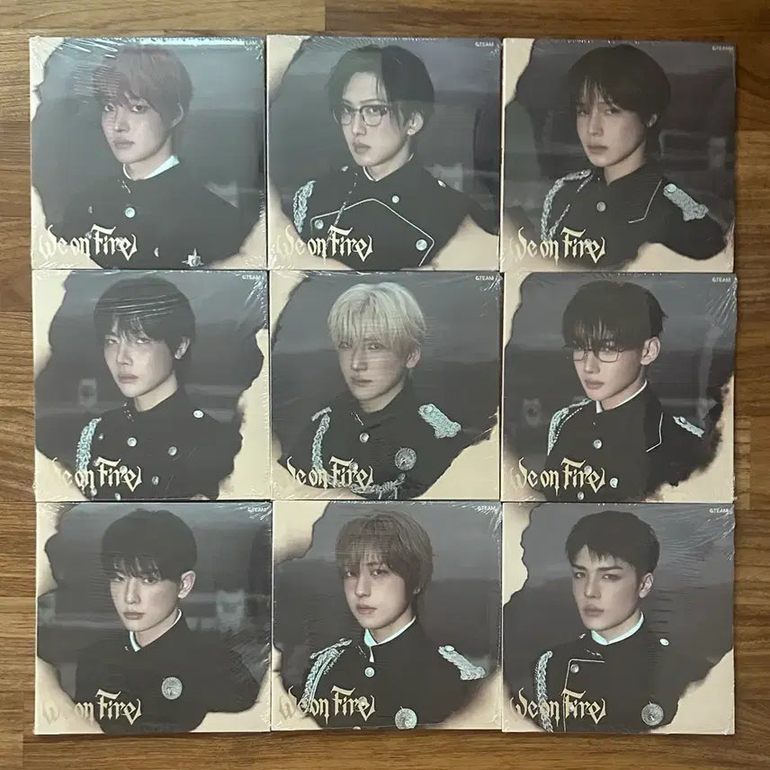 [BUNJANG] andTEAM We on Fire Album 9 Set Sealed / 앤팀 andTEAM 위온파이어 개인반 앨범 9 세트 미개봉 We on fire