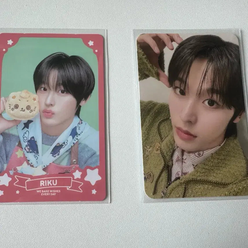 [BUNJANG] NCT Riku WISH Mumoshop POB Bakery Trading Card Set / NCT 리쿠 WISH 무모샵 미공포 베이커리 트레카 포카 포토카드 일괄