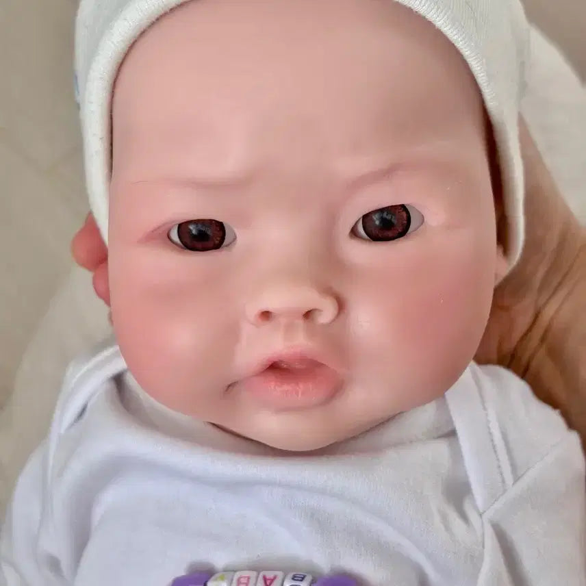 [BUNJANG] Full Silicone Reborn Doll 17 Inch - Pinkping / (여름방학 할인) 풀실리콘 리본돌 17인치
