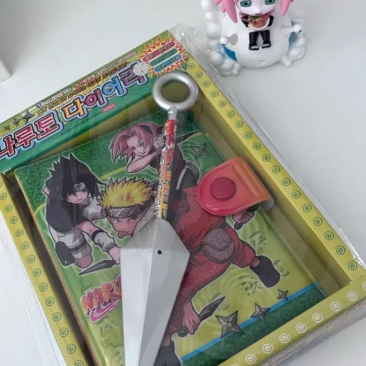 [BUNJANG] Naruto Rokukong Diary (New) + Sakura Figure Bundle / 고전) 나루토 육공다이어리(새상품) +사쿠라피규어