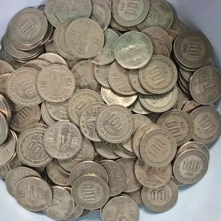 [BUNJANG] 1978 100 Won Coin 4 Rolls (200 Coins) Bundle / 1978년 100원 200개 4롤 일괄