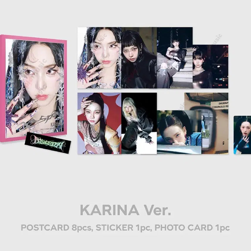 [BUNJANG] Aespa Karina Armageddon Postcard Book Photocard (Sealed) / 에스파 카리나 아마겟돈 엽서북 포카 미개봉 양도