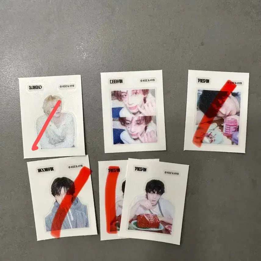 [BUNJANG] BOYNEXTDOOR SungHo TaeSan JiHan RiWoo YoonHak Photocard/Sticker Bundle Set / 보넥도 포카/띠부씰 양도 (성호 태산 이한 리우 운학)